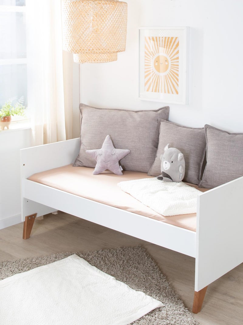 Meegroeibabybed 70 x 140, ombouwbaar tot juniorbed 'ole' roba Wit - Kiabi