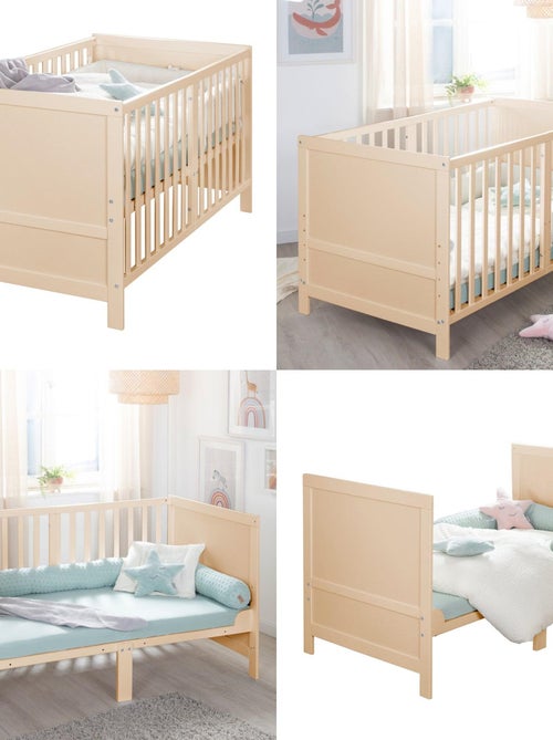 Meegroeibabybed 70 x 140, ombouwbaar tot kinderbed 'easy sleep' roba - Kiabi