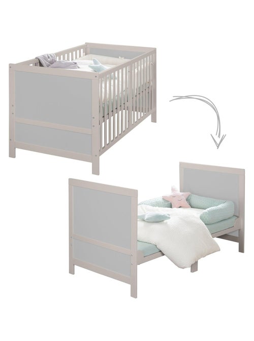 Meegroeibabybed 70 x 140, ombouwbaar tot kinderbed 'easy sleep' roba - Kiabi Meegroeibabybed 70 x 140, ombouwbaar tot kinderbed 'easy sleep' roba - Kiabi