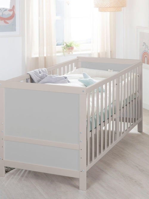 Meegroeibabybed 70 x 140, ombouwbaar tot kinderbed 'easy sleep' roba - Kiabi Meegroeibabybed 70 x 140, ombouwbaar tot kinderbed 'easy sleep' roba - Kiabi
