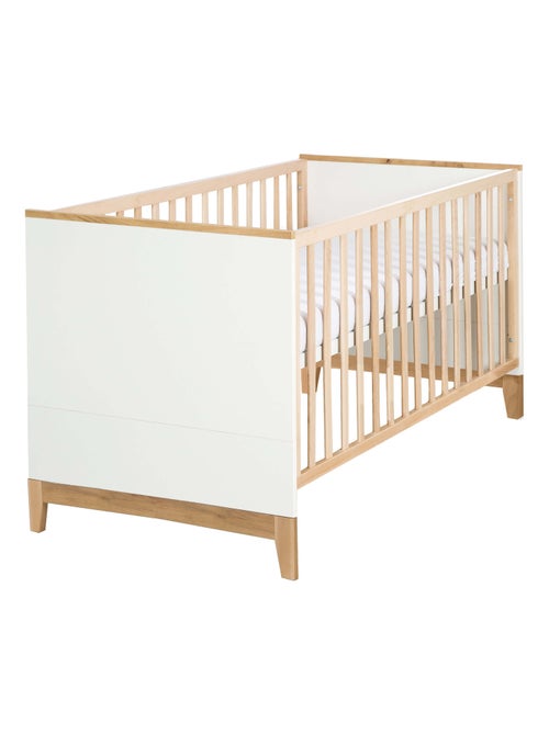 Meegroeibabybed 70 x 140, ombouwbaar tot kinderbed 'finn' roba - Kiabi