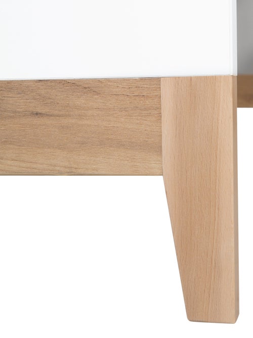 Meegroeibabybed 70 x 140, ombouwbaar tot kinderbed 'finn' roba - Kiabi