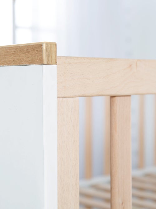 Meegroeibabybed 70 x 140, ombouwbaar tot kinderbed 'finn' roba - Kiabi