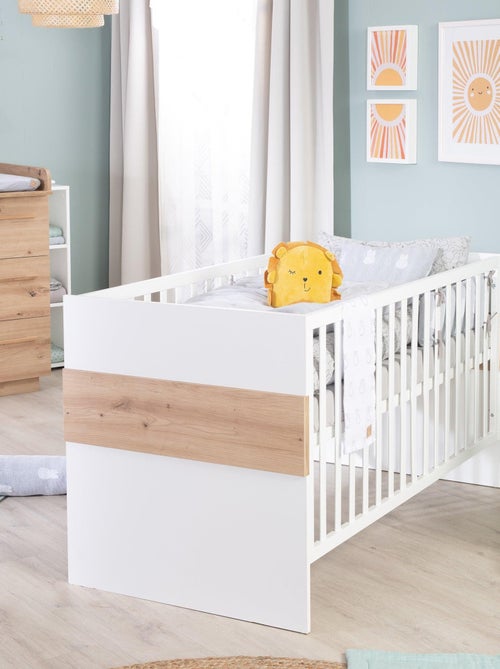 Meegroeibabybed 70 x 140, ombouwbaar tot kinderbed 'lion' roba - Kiabi