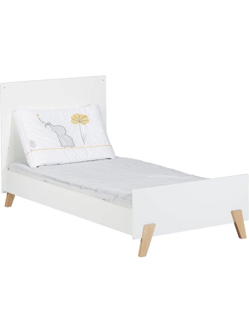 Meegroeibed 140x70 - little big bed op witte houten poten - Kiabi Meegroeibed 140x70 - little big bed op witte houten poten - Kiabi