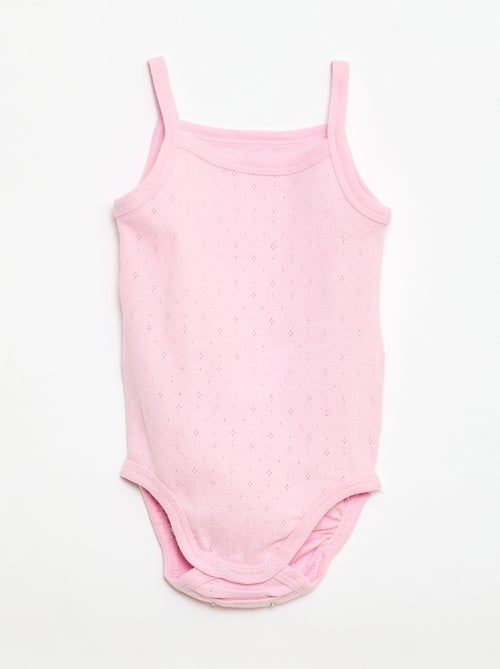 Meegroeibodies met schouderbandjes - set van 3 - Kiabi