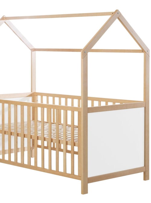 Meegroeiend hutbed 70 x 140, ombouwbaar tot juniorbed, FSC-hout - ROBA - Kiabi Meegroeiend hutbed 70 x 140, ombouwbaar tot juniorbed, FSC-hout - ROBA - Kiabi
