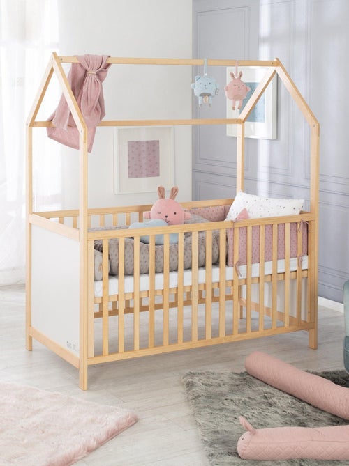 Meegroeiend hutbed 70 x 140, ombouwbaar tot juniorbed, FSC-hout - ROBA - Kiabi Meegroeiend hutbed 70 x 140, ombouwbaar tot juniorbed, FSC-hout - ROBA - Kiabi