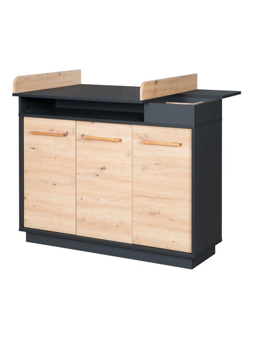 Meegroeiende aankleedcommode met 3 deuren en 5 vakken 'lenn' roba - Kiabi
