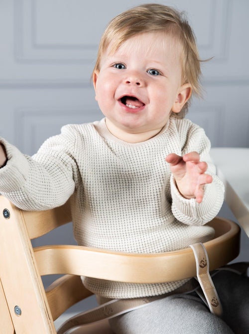 Meegroeiende houten kinderstoel vanaf 6 maanden tot 70 kg - roba 'sit up iii' - Kiabi Meegroeiende houten kinderstoel vanaf 6 maanden tot 70 kg - roba 'sit up iii' - Kiabi