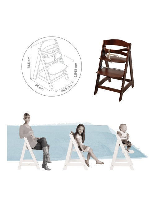 Meegroeiende houten kinderstoel vanaf 6 maanden tot 70 kg - roba 'sit up iii' - Kiabi Meegroeiende houten kinderstoel vanaf 6 maanden tot 70 kg - roba 'sit up iii' - Kiabi