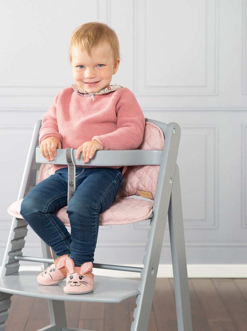 Meegroeiende houten kinderstoel vanaf 6 maanden tot 70 kg - roba 'sit up iii' Grijs - Kiabi