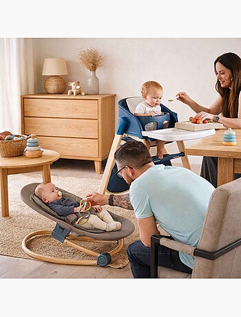 Meegroeiende houten kinderstoel voor baby | bo jungle