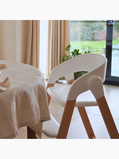 Meegroeiende houten kinderstoel voor baby - Kiabi