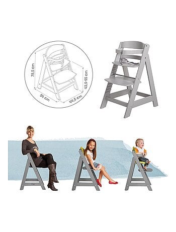 Meegroeiende kinderstoel + 2-delig zitverkleiner kussen 'Sit Up III' ROBA