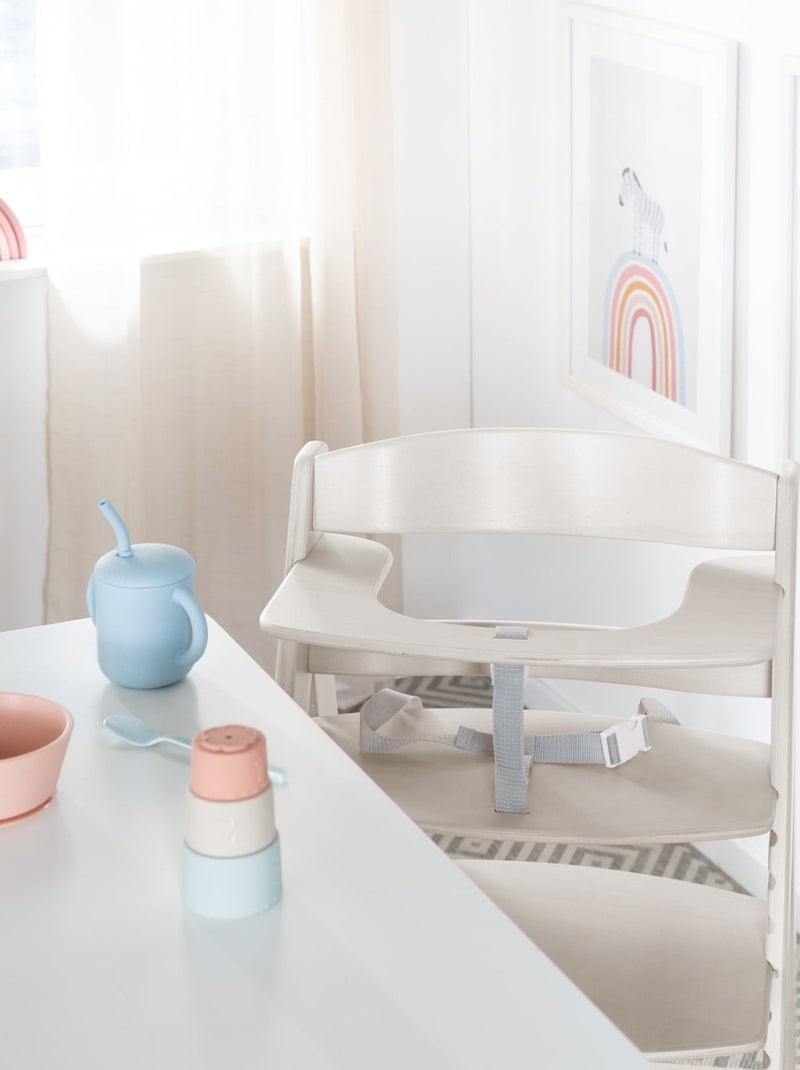 Meegroeiende kinderstoel, compatibel met eetblad - ROBA 'Sit Up Flex' Greige - Kiabi