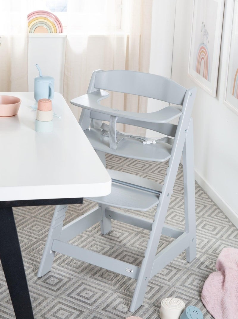 Meegroeiende kinderstoel, compatibel met eetblad - ROBA 'Sit Up Flex' Taupegrijs - Kiabi
