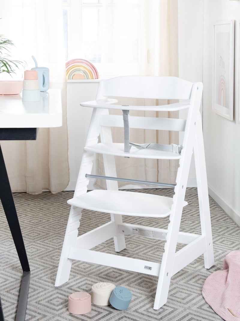 Meegroeiende kinderstoel, compatibel met eetblad - ROBA 'Sit Up Flex' Wit - Kiabi