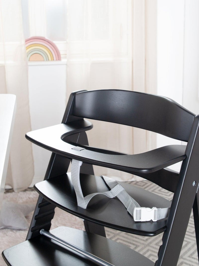 Meegroeiende kinderstoel, compatibel met eetblad - ROBA 'Sit Up Flex' Zwart - Kiabi