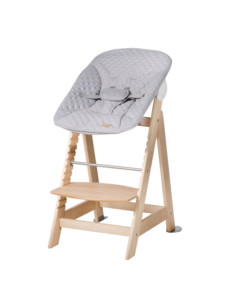 Meegroeiende kinderstoel + ligstoeltje voor newborns 'Roba Style Born Up' Beigegrijs - Kiabi