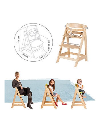 Meegroeiende kinderstoel met afneembaar eetblad - ROBA 'sit up click & fun'