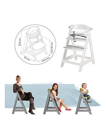 Meegroeiende kinderstoel met afneembaar eetblad - ROBA 'sit up click & fun'