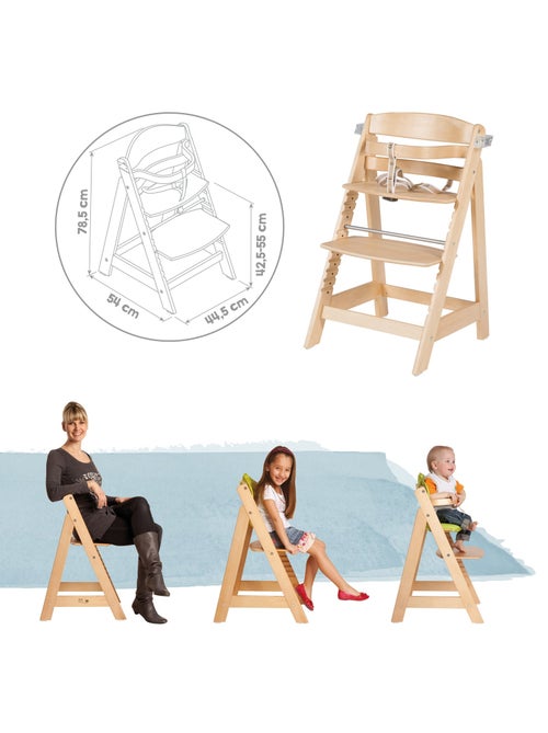 Meegroeiende kinderstoel met afneembaar eetblad - roba 'sit up fun' - Kiabi Meegroeiende kinderstoel met afneembaar eetblad - roba 'sit up fun' - Kiabi