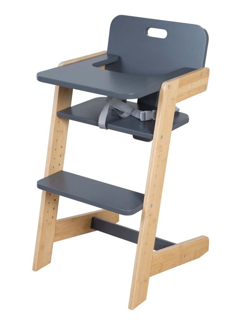 Meegroeiende kinderstoel van FSC®-bamboe met eetblad 'Roba Nature Up' - Kiabi Meegroeiende kinderstoel van FSC®-bamboe met eetblad 'Roba Nature Up' - Kiabi
