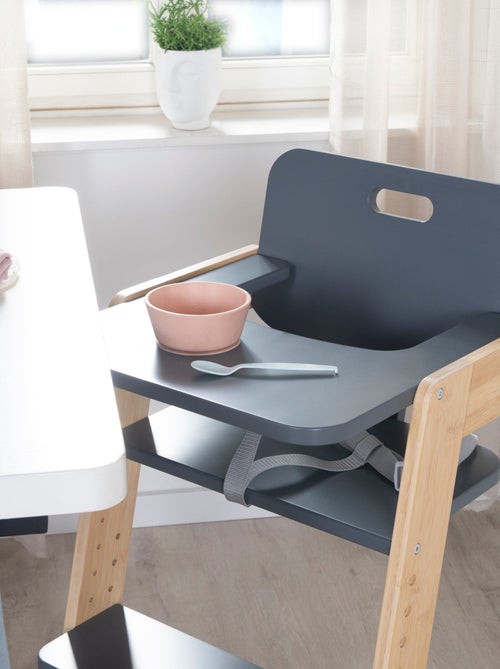 Meegroeiende kinderstoel van FSC®-bamboe met eetblad 'Roba Nature Up' - Kiabi Meegroeiende kinderstoel van FSC®-bamboe met eetblad 'Roba Nature Up' - Kiabi