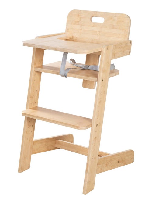 Meegroeiende kinderstoel van FSC®-bamboe met eetblad 'Roba Nature Up' - Kiabi Meegroeiende kinderstoel van FSC®-bamboe met eetblad 'Roba Nature Up' - Kiabi