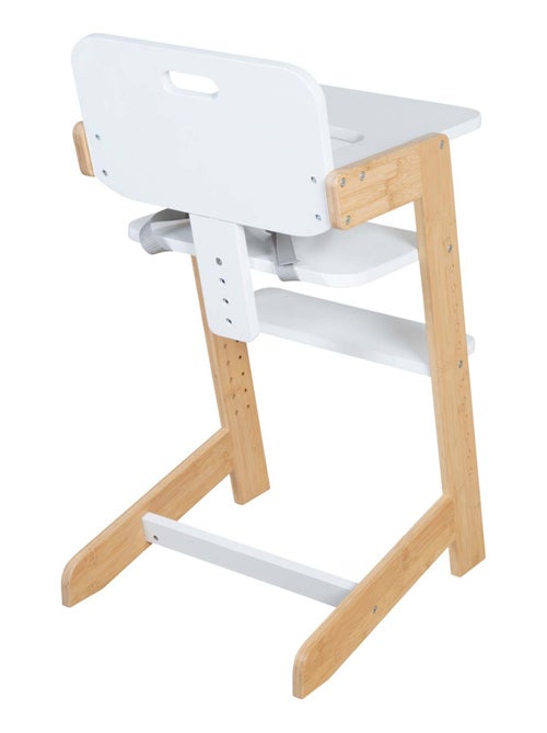 Meegroeiende kinderstoel van FSC®-bamboe met eetblad 'Roba Nature Up' - Kiabi Meegroeiende kinderstoel van FSC®-bamboe met eetblad 'Roba Nature Up' - Kiabi