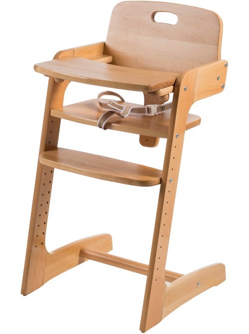 Meegroeiende kinderstoel van massief hout 'Kid Up' ROBA - Kiabi Meegroeiende kinderstoel van massief hout 'Kid Up' ROBA - Kiabi