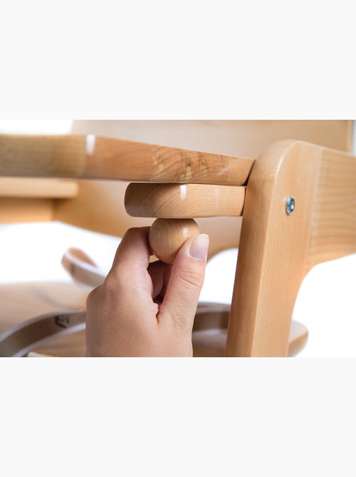 Meegroeiende kinderstoel van massief hout 'Kid Up' ROBA - Kiabi Meegroeiende kinderstoel van massief hout 'Kid Up' ROBA - Kiabi