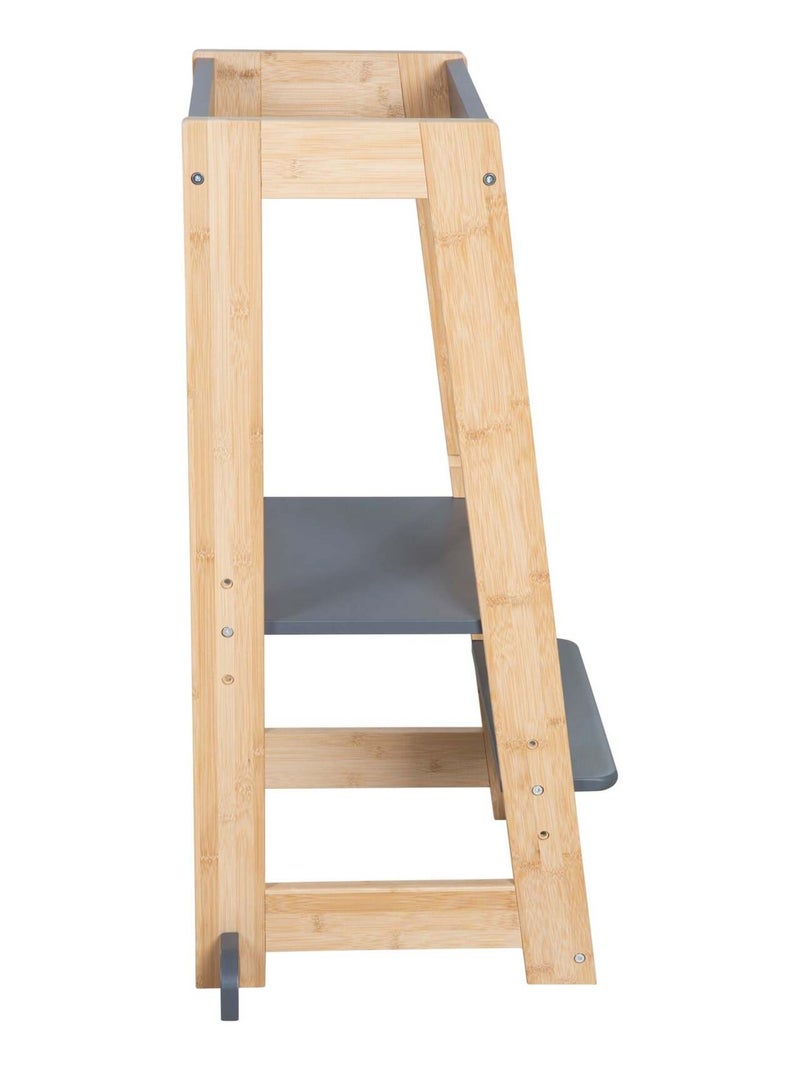 Meegroeiende leertoren van FSC®-bamboe - ROBA Grijs Bruin - Kiabi