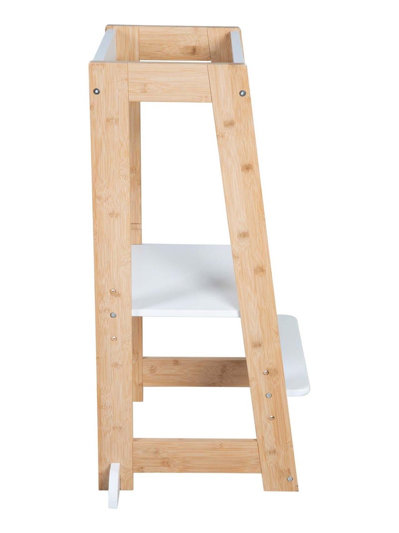 Meegroeiende leertoren van FSC®-bamboe - ROBA Wit Bruin - Kiabi