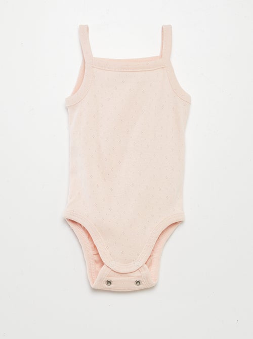 Meegroeirompertjes met schouderbandjes - 3-pack - Kiabi Meegroeirompertjes met schouderbandjes - 3-pack - Kiabi