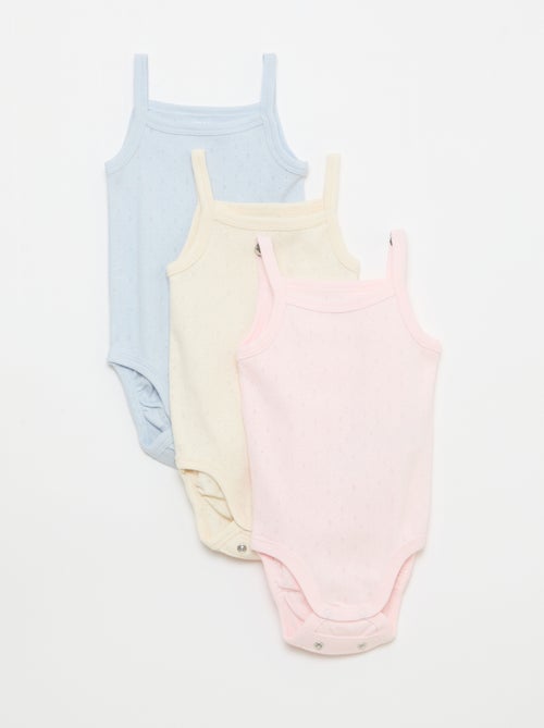 Meegroeirompertjes met schouderbandjes - 3-pack - Kiabi