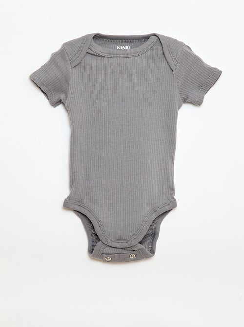 Meegroeirompertjes van effen tricot - 3-pack - Kiabi