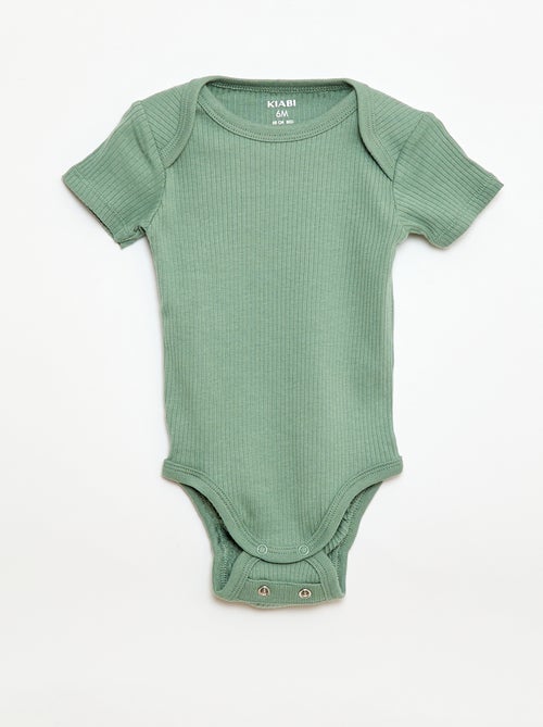 Meegroeirompertjes van effen tricot - 3-pack - Kiabi