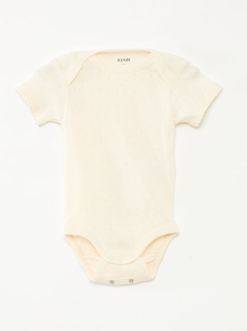 Meegroeirompertjes van effen tricot - 3-pack - Kiabi