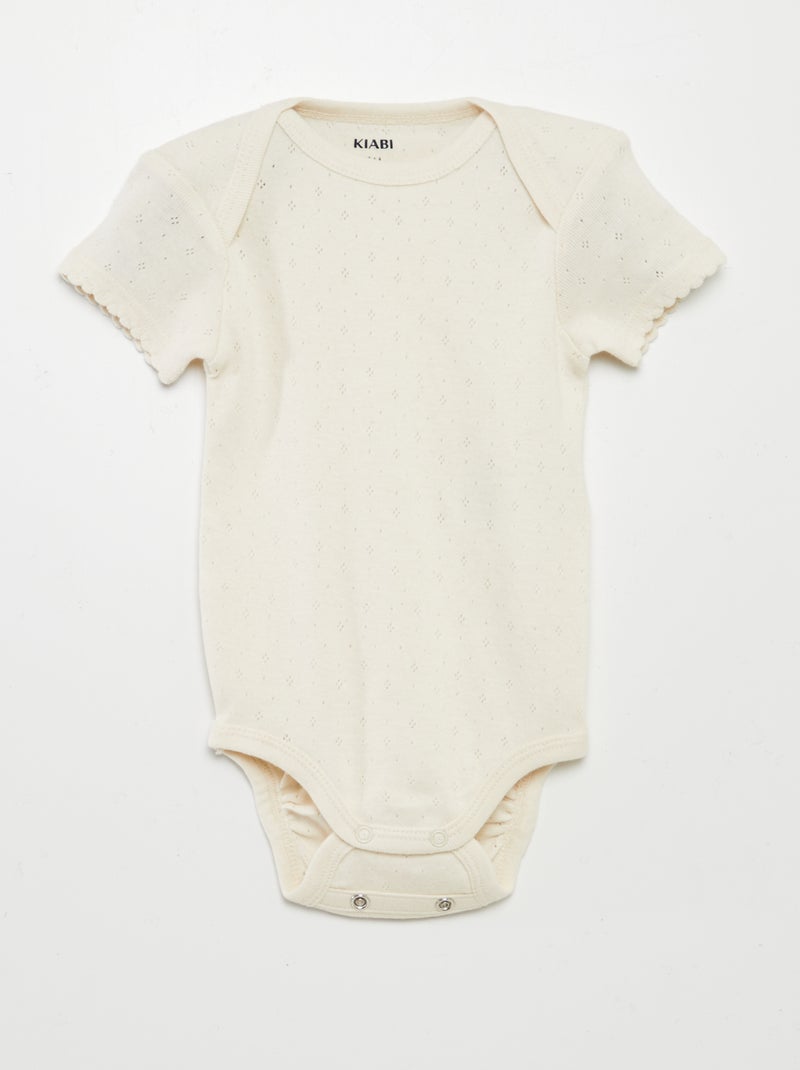 Meegroeirompertjes van effen tricot - 3-pack ROSE - Kiabi