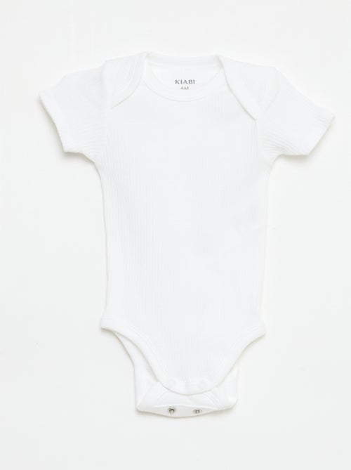 Meegroeirompertjes van effen tricot - 3-pack - Kiabi