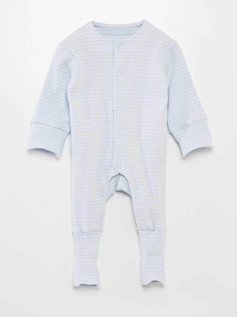 Meegroeislaappakje met strepen BLAUW - Kiabi