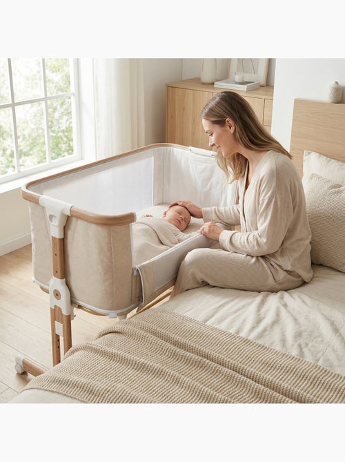 Meegroeiwieg LEO beige: co-slaper / babybedje / babybox - Kiabi
