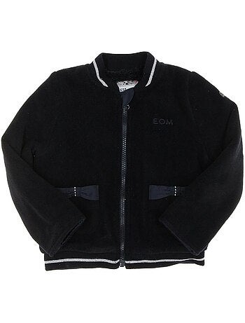 Meisjes fleece vest marineblauw eom evalery