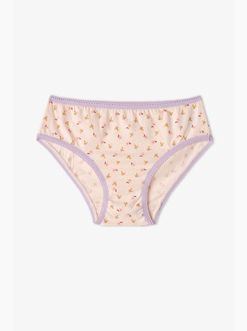 Meisjes flory bloemen slip van katoen penti - Kiabi Meisjes flory bloemen slip van katoen penti - Kiabi
