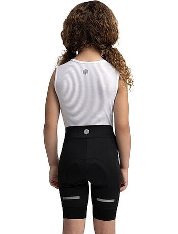 Meisjes korte fietsbroek zonder bretels