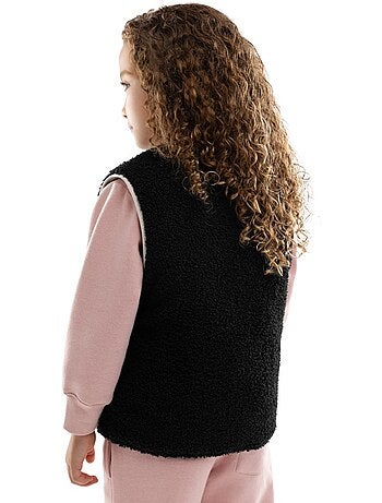 Meisjes omkeerbaar sherpa-gevoerd vest