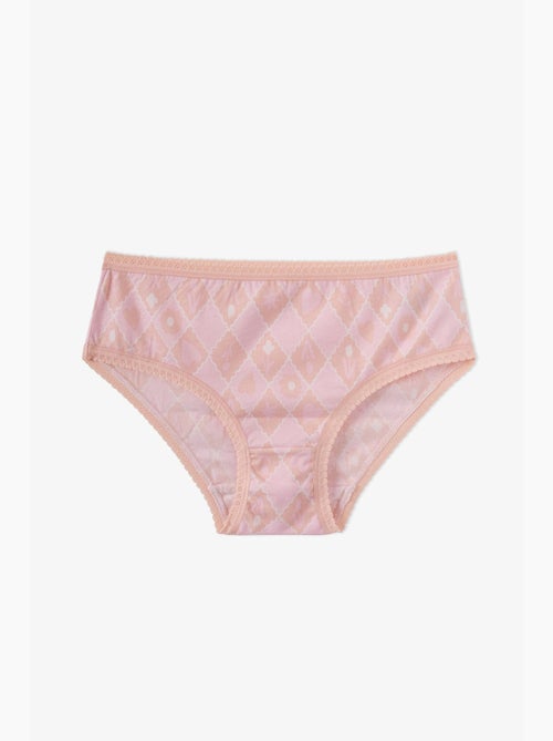 Meisjes princess print bloemen slip van katoen penti - Kiabi Meisjes princess print bloemen slip van katoen penti - Kiabi