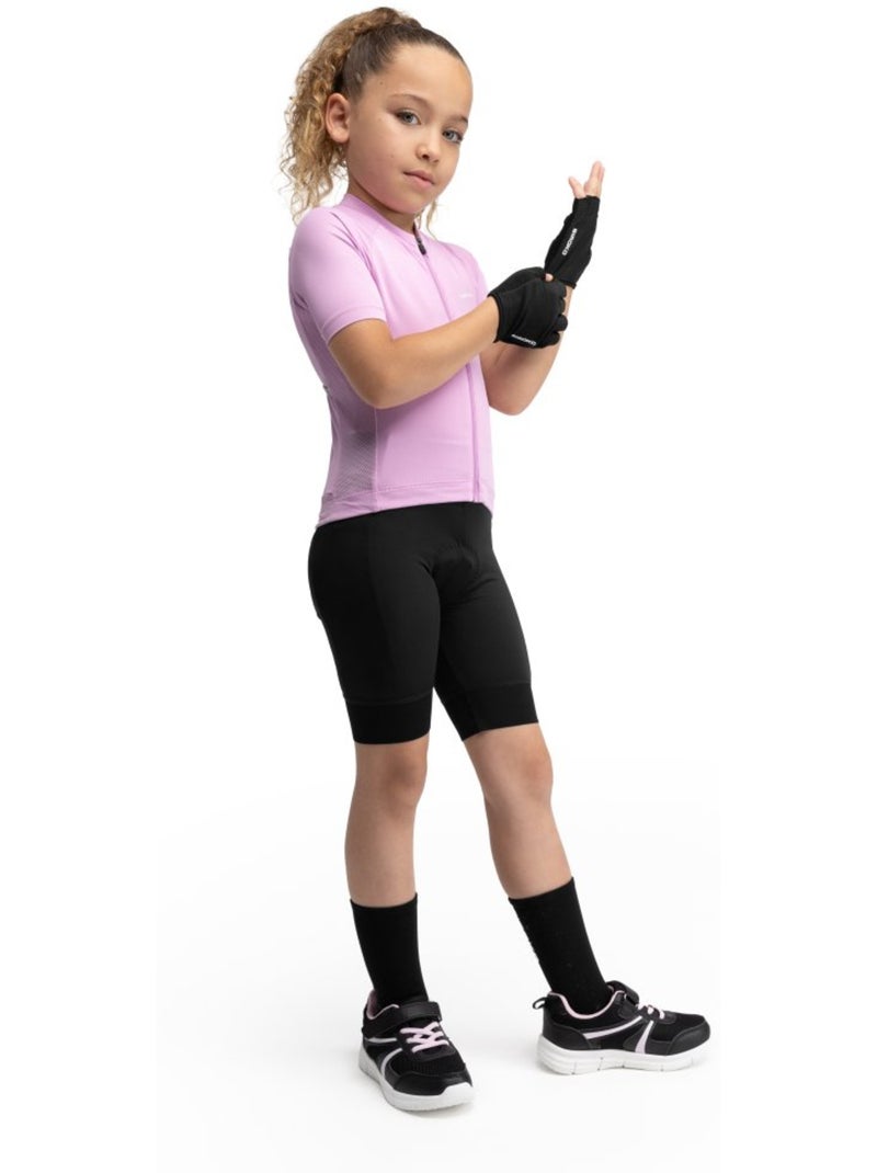 Meisjes wielershirt korte mouwen Roze - Kiabi